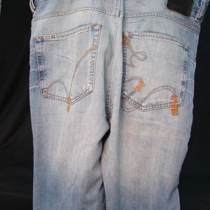 Ecko Unlimited Denim Shorts Baggy Fit Mens Size 36